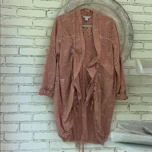 Beautiful peach lightweight jacket